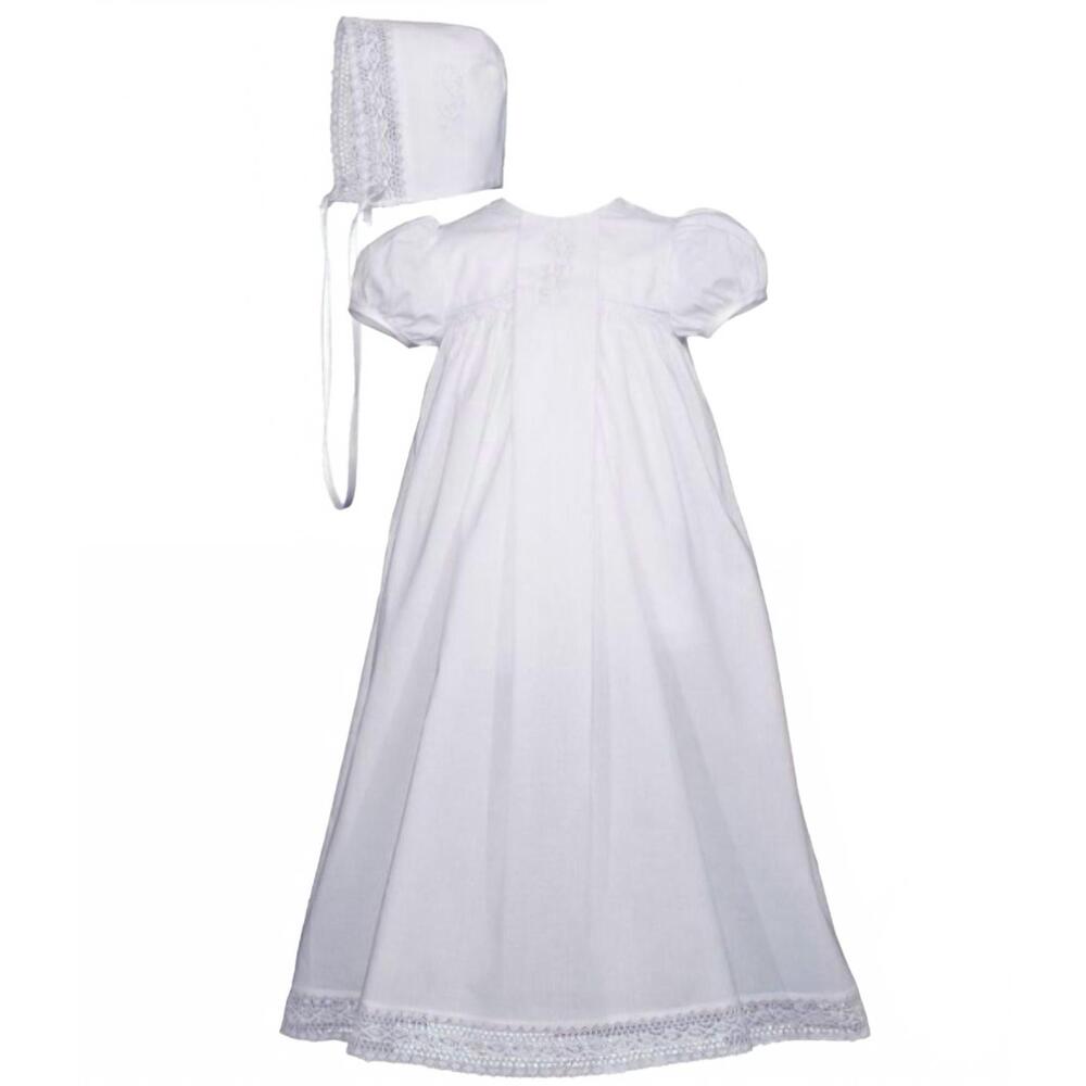 NEW LITTLE THINGS MEAN A LOT kid's victorian style christening baptism gown in w
